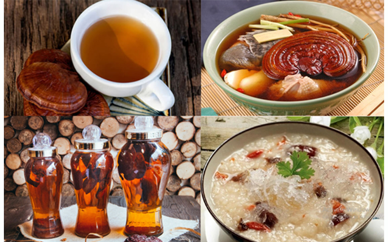 Khi chế biến nấm linh chi (sắc nước, hầm), nên sử dụng các loại nồi sành sứ, thủy tinh hoặc nồi đất